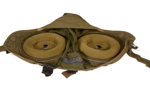 Original Korean war era Gentex H-4 Flight Helmet Liner Size 7-1/4 - Image 7