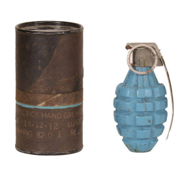Authentic Complete M21 Practice hand grenade With Original Cardboard tube