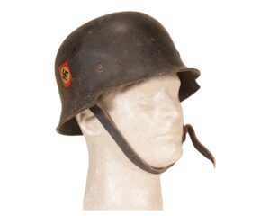 WWII GERMAN FIRE POLICE DD M34 HELMET