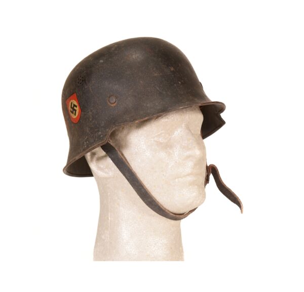 WWII GERMAN FIRE POLICE DD M34 HELMET