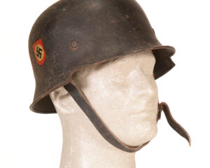 WWII GERMAN FIRE POLICE DD M34 HELMET