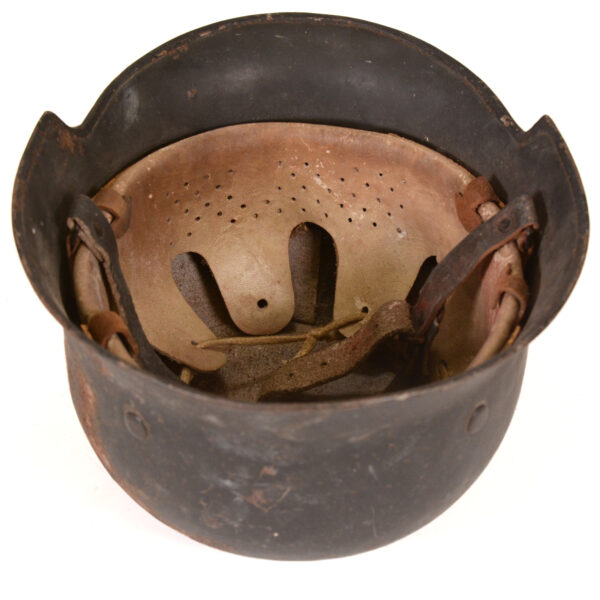 WWII GERMAN FIRE POLICE DD M34 HELMET - Image 7
