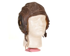 Authentic WWII US Army Air Force Type A-11 Leather Flight Helmet