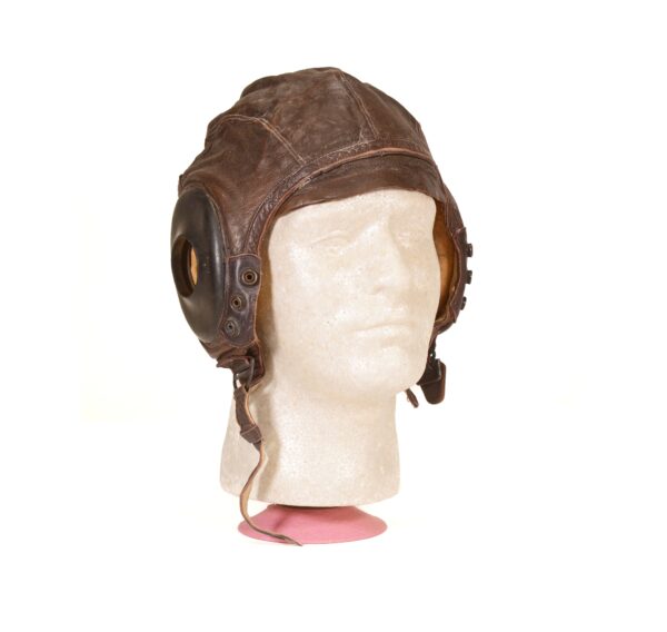 Authentic WWII US Army Air Force Type A-11 Leather Flight Helmet