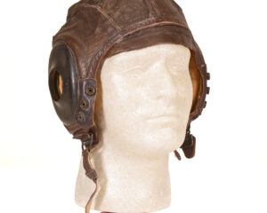 Authentic WWII US Army Air Force Type A-11 Leather Flight Helmet