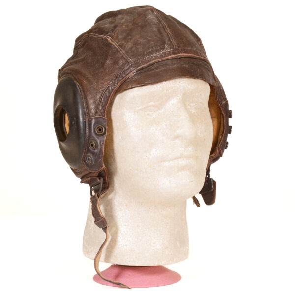 Authentic WWII US Army Air Force Type A-11 Leather Flight Helmet