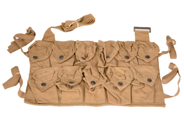 Authentic Unissued WWI 11 Pocket Grenade Chest Rig MFG May of 1918 - Image 2