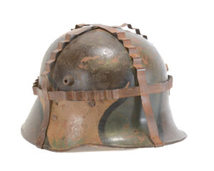 Interwar German M16 Helmet – Early Smooth Paint, 3-Pad Liner, and Rare Foliage Basket