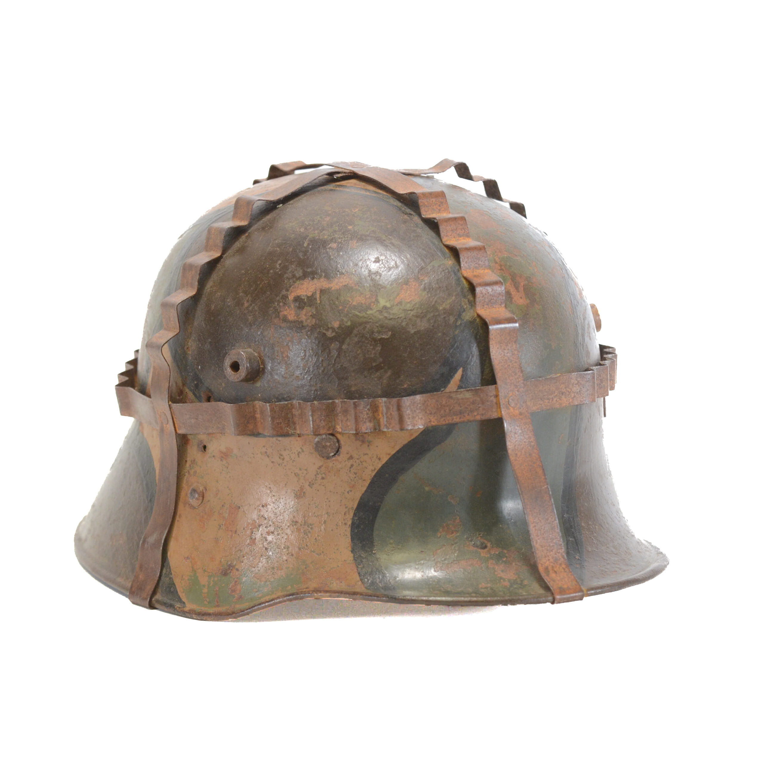 Interwar German M16 Helmet – Early Smooth Paint, 3-Pad Liner, and Rare Foliage Basket