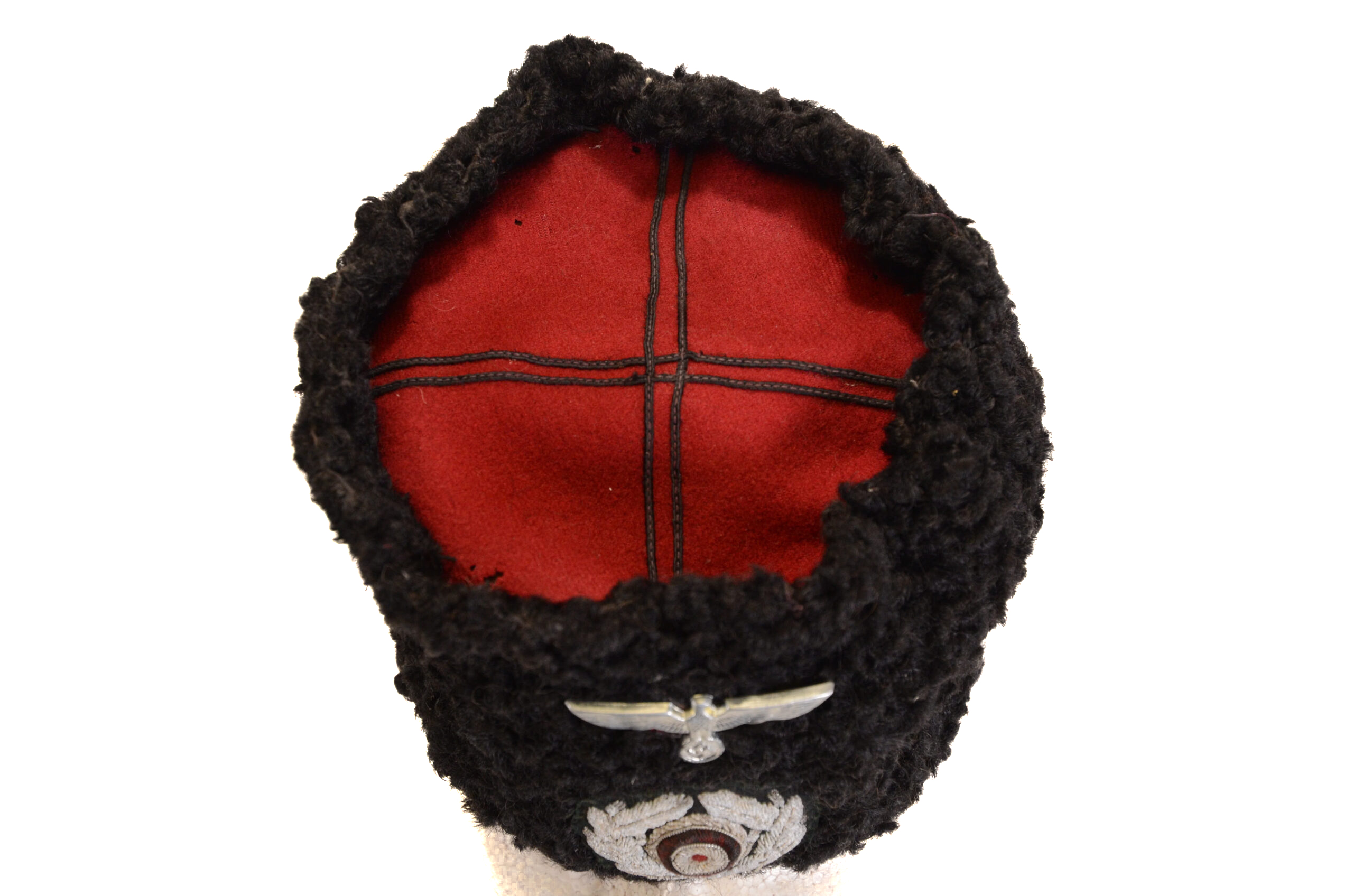 Original WWII German Army Don Cossack Enlisted Man’s Papakha Cap - Image 6
