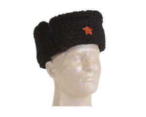 Original WWII Soviet Officer’s Papakha – Astrakhan Fur (Terek Cossack Style)