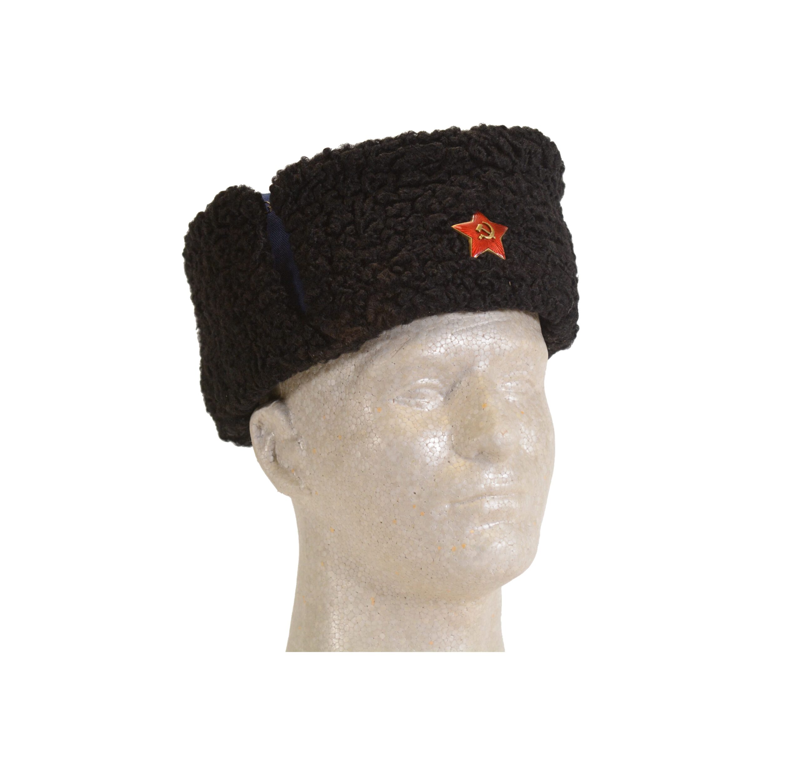 Original WWII Soviet Officer’s Papakha – Astrakhan Fur (Terek Cossack Style)
