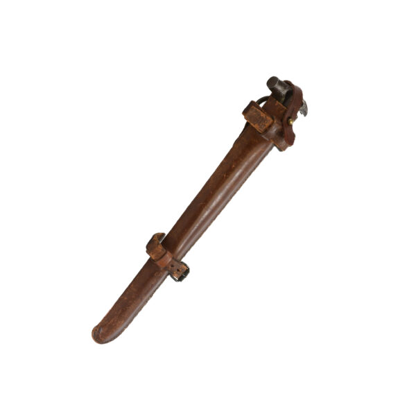 Original U.S. M1912 Cavalry Picket Pin – Claw Hammer with Sheath
