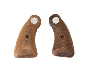 Original Factory Colt Detective Special & Colt Viper Stocks – Checkered Walnut Grips with Medallions