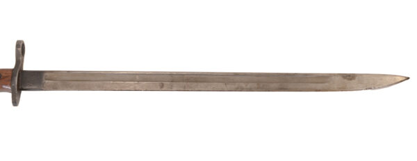 US 1917 rifle bayonet Remington manufactured - GF & MF marked leather sheath - Image 7