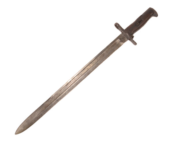 Original Pre-WWI US M1905 rifle bayonet S.A. Marked 1906 production with M3 bayonet scabbard - Image 3