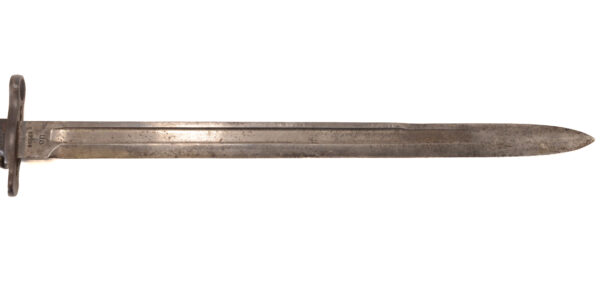 Original Pre-WWI US M1905 rifle bayonet S.A. Marked 1906 production with M3 bayonet scabbard - Image 6