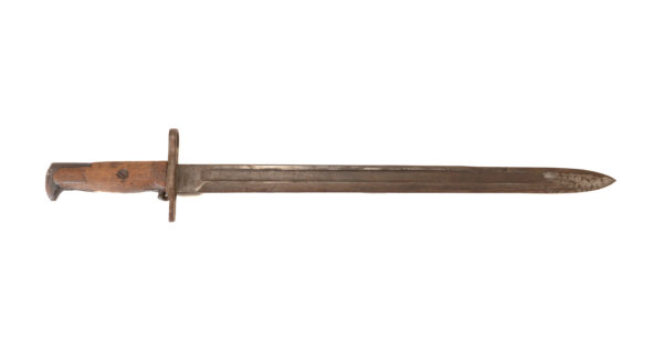 Original Pre-WWI U.S. M1905 Springfield Bayonet 1906 manufactured with M1910 Scabbard - Image 3