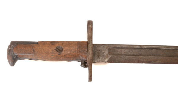 Original Pre-WWI U.S. M1905 Springfield Bayonet 1906 manufactured with M1910 Scabbard - Image 4