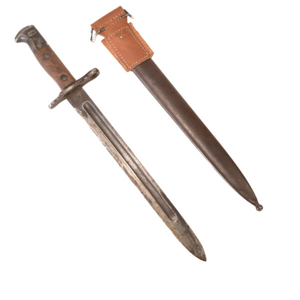 Authentic US 1898 Krag Bayonet dated 1900 with 1899 scabbard - Image 2