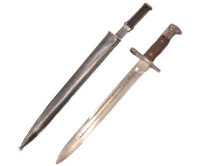 Authentic U.S. 1898 Krag Bayonet – Dated 1901 with 1899–1905 Modification Scabbard