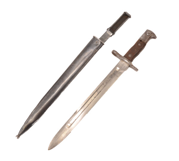 Authentic U.S. 1898 Krag Bayonet – Dated 1901 with 1899–1905 Modification Scabbard