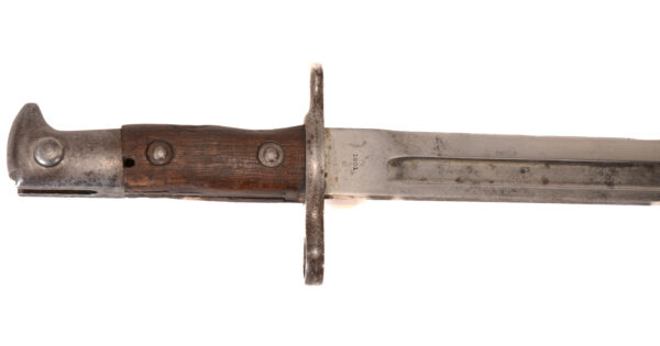Authentic US 1898 Krag Bayonet dated 1901 with 1899-1905 modification scabbard - Image 8