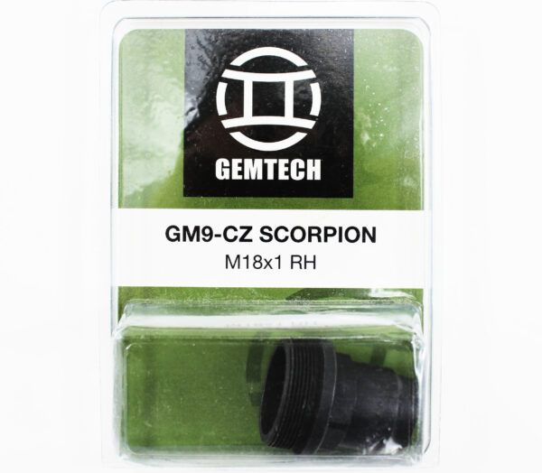 Gemtech GM9/MM9 Thread Mount Adapter (M18×1 RH)