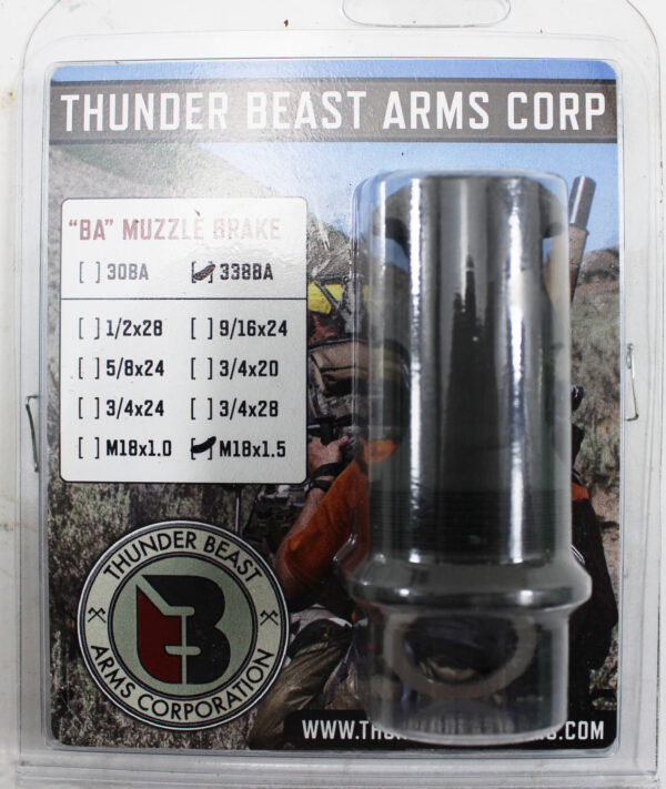 Thunder Beast Arms Corp “BA” Muzzle Brake 338BA M18x1.5 Thread