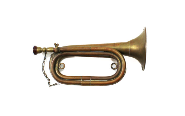 Original WWII Imperial Japanese Military Brass Bugle