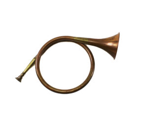 Vintage Copper and Brass Hunting Horn