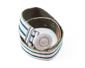 Original WWII German Army (Heer) OFFICER’S BROCADE BELT & BELT BUCKLE.