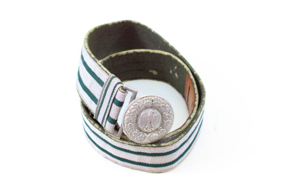 Original WWII German Army (Heer) OFFICER’S BROCADE BELT & BELT BUCKLE.