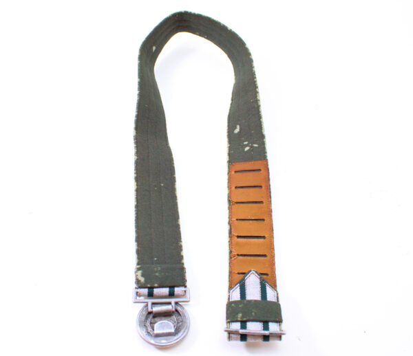 Original WWII German Army (Heer) OFFICER’S BROCADE BELT & BELT BUCKLE. - Image 7