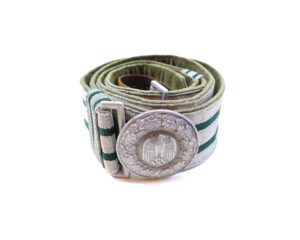 Original German WWII Heer Army Officer’s Dress Brocade Belt with Buckle