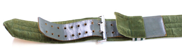 Original German WWII Heer Army Officer’s Dress Brocade Belt with Buckle - Image 6