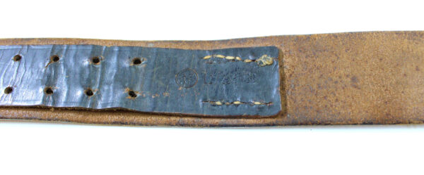 Original German WWII Hitler Youth Aluminum Belt with Buckle – RZM M4/38 - Image 5