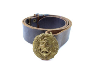 Original Bulgarian Navy Belt with Buckle – Soviet Era