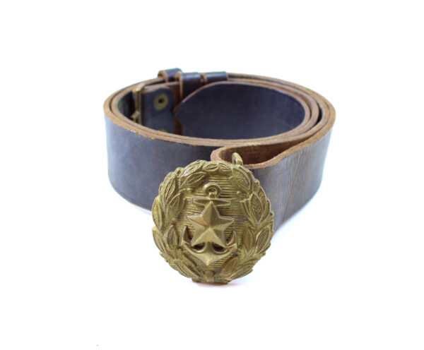 Original Bulgarian Navy Belt with Buckle – Soviet Era