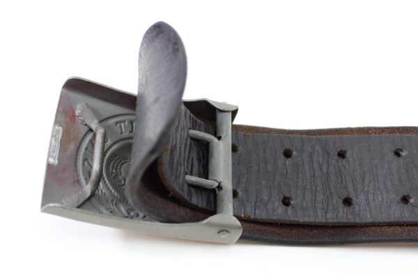 Imperial German Late WWI Prussian Enlisted Man’s Belt & Buckle - Image 6