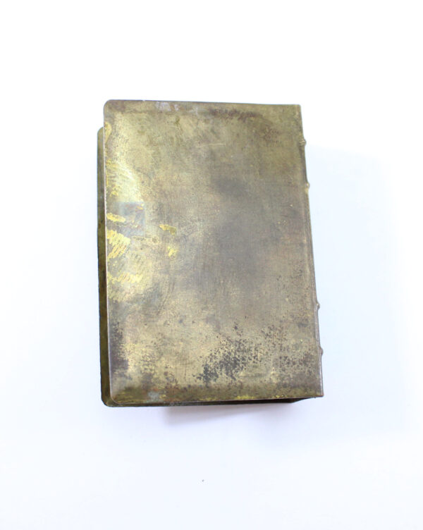 Original WWI German Brass Matchbox Holder – “Gott Mit Uns” Trench Art - Image 4