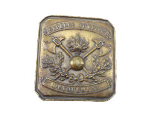 1914–1918 WWI French Original Large Firefighter’s Buckle