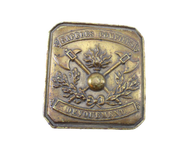 1914–1918 WWI French Original Large Firefighter’s Buckle