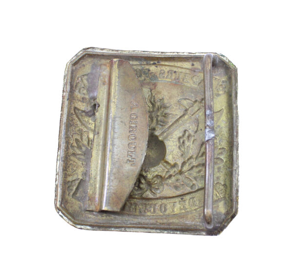 1914–1918 WWI French Original Large Firefighter’s Buckle - Image 2