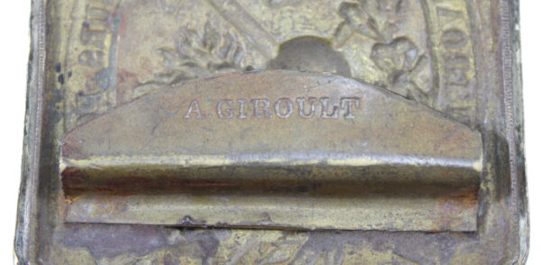 1914–1918 WWI French Original Large Firefighter’s Buckle - Image 3