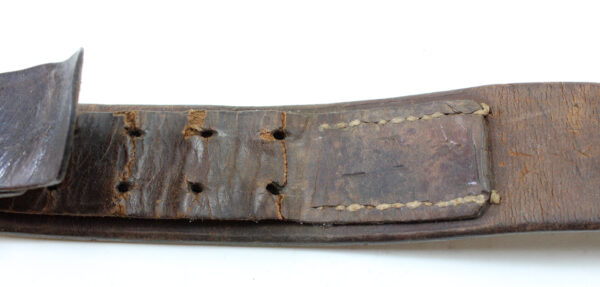 Original Imperial German WWI Prussian M1895 Belt with “Gott Mit Uns” Brass & Nickel Buckle - Image 6