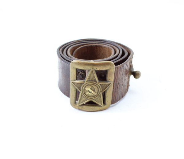WWII Soviet Union Original Officer’s Belt – Model 1935 (M-35) RKKA – Extremely Rare