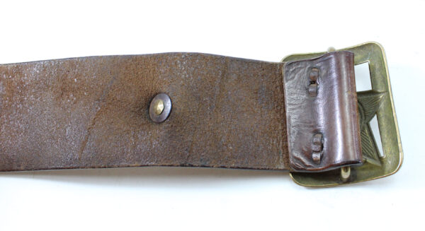 WWII Soviet Union Original Officer’s Belt – Model 1935 (M-35) RKKA – Extremely Rare - Image 7