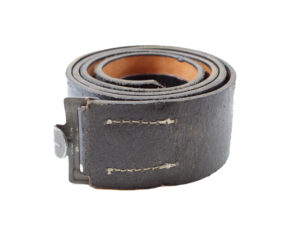 Post-War German WWII Wehrmacht-Style Leather Belt (No Buckle)