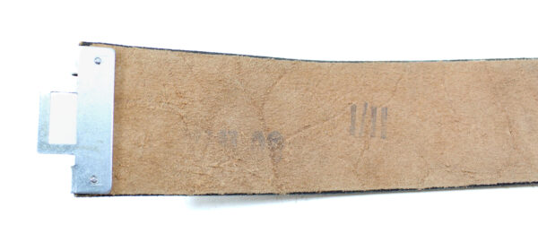 Original East German NVA Leather Belt with Buckle – Cold War DDR German Military Black - Image 8